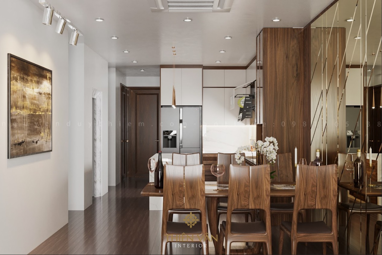 Ghế ăn óc chó giúp không gian bếp sang trọng và tinh tế