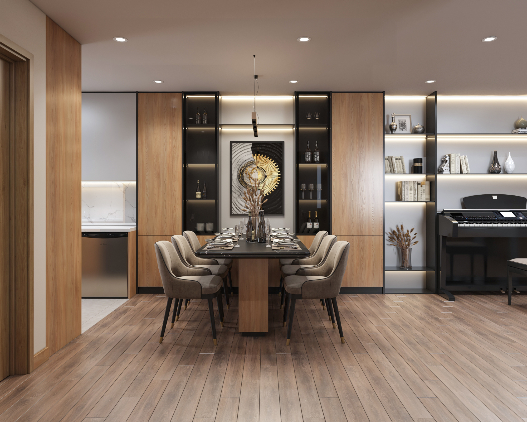 ghe an go oc cho 6 ghe