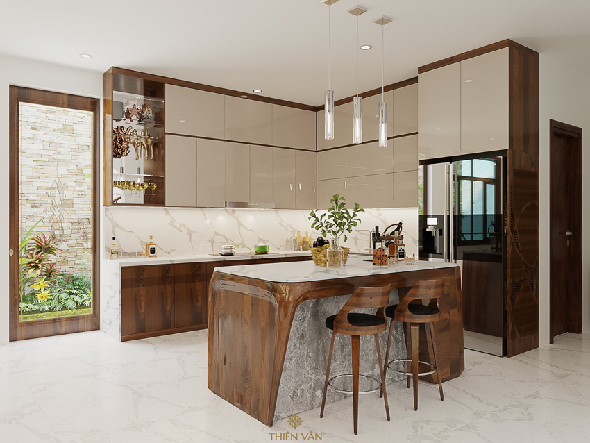 noi that phong bep go oc cho